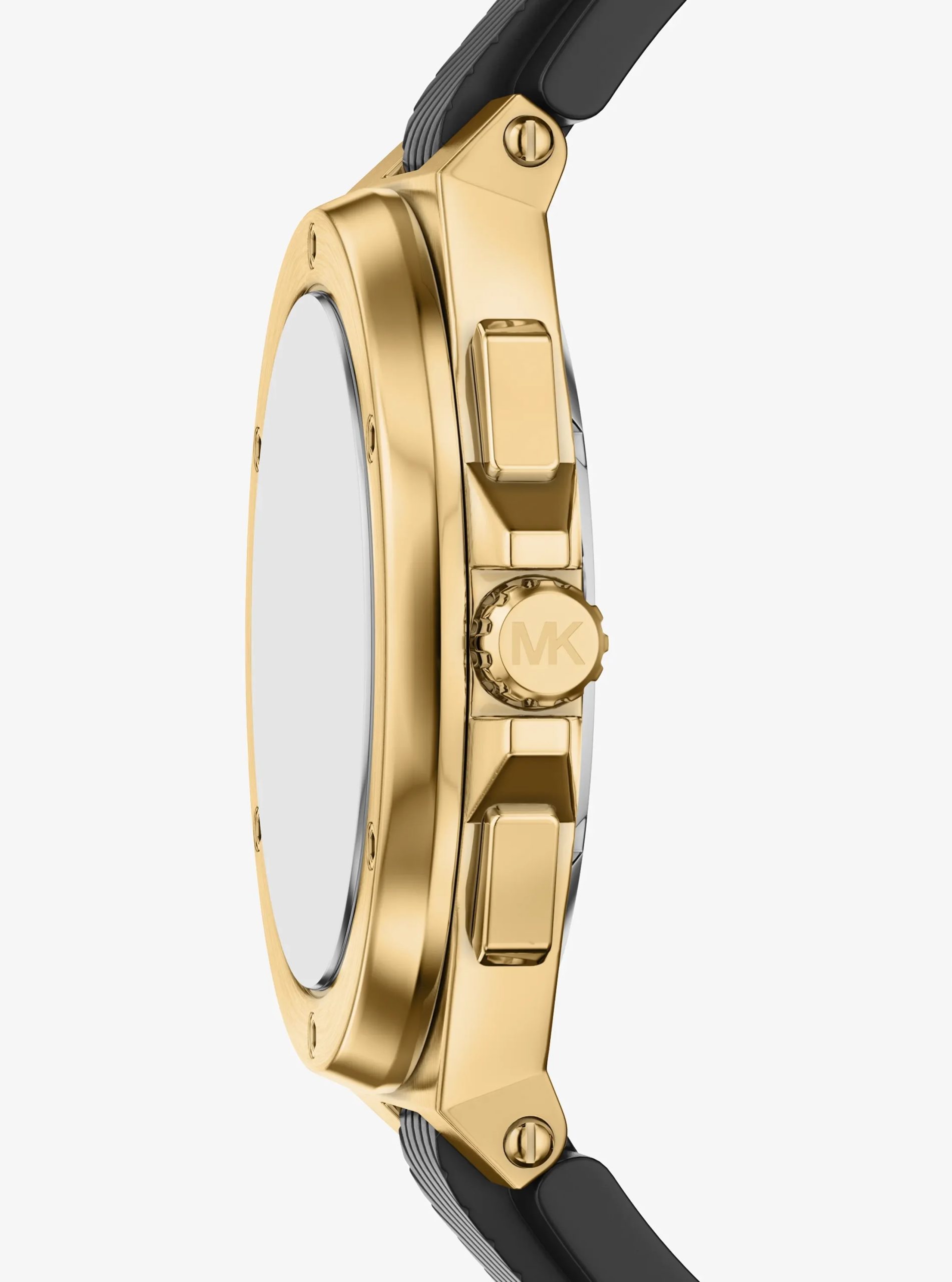 Michael Kors Oversized Lennox Gold-Tone and Silicone Watch - Preorder