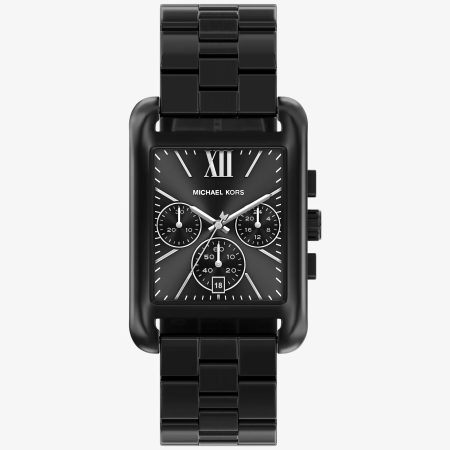 Michael Kors Oversized Monroe Black-Tone Watch - Preorder — Black
