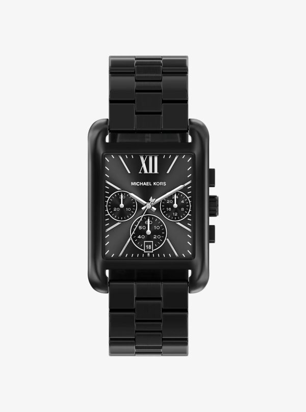 Michael Kors Oversized Monroe Black-Tone Watch - Preorder