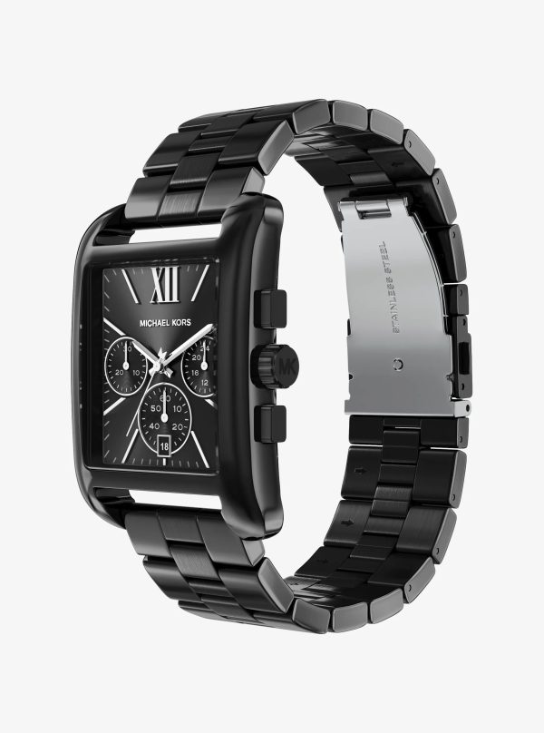 Michael Kors Oversized Monroe Black-Tone Watch - Preorder