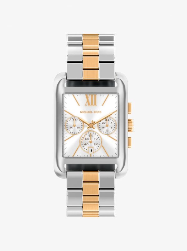 Michael Kors Oversized Monroe Two-Tone Watch - Preorder