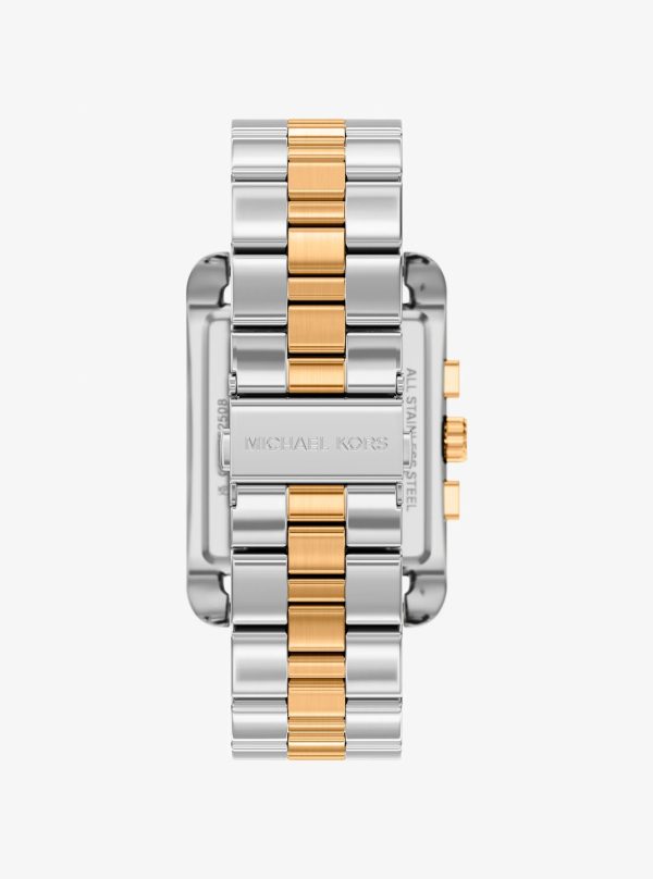 Michael Kors Oversized Monroe Two-Tone Watch - Preorder