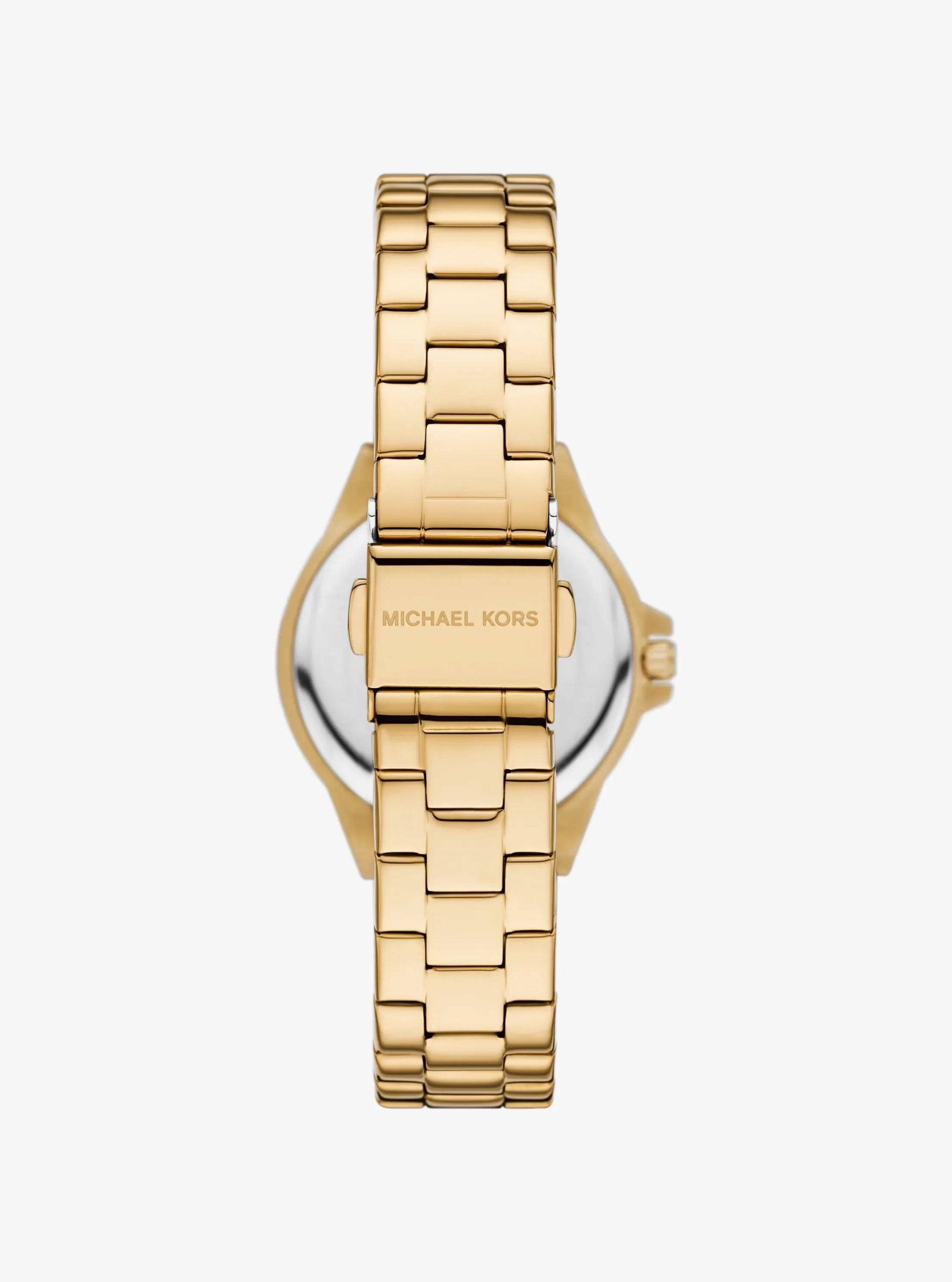 Michael Kors Mini Lennox Pavé Gold-Tone Watch - Preorder