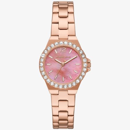 Michael Kors Mini Lennox Pavé Rose Gold-Tone Watch - Preorder — Rose Gold