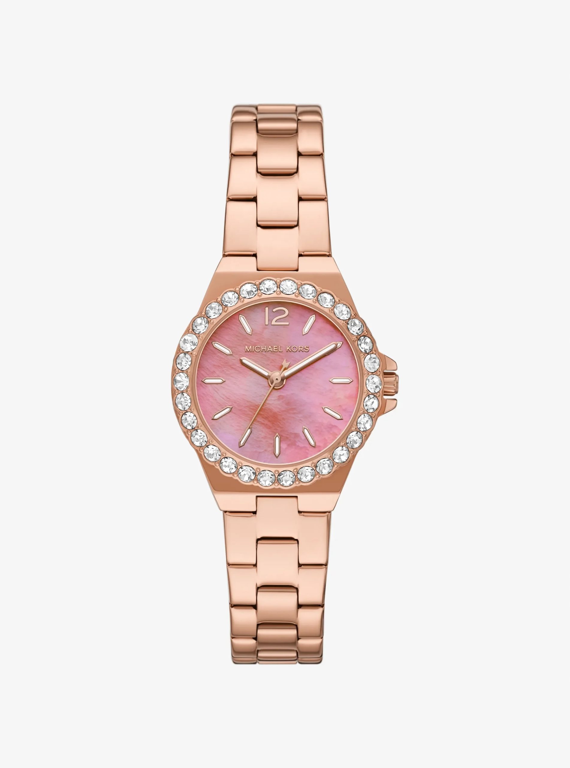 Michael Kors Mini Lennox Pavé Rose Gold-Tone Watch - Preorder
