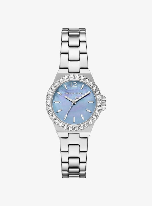 Michael Kors Lennox Mini Pavé Silver-Tone Watch - Preorder