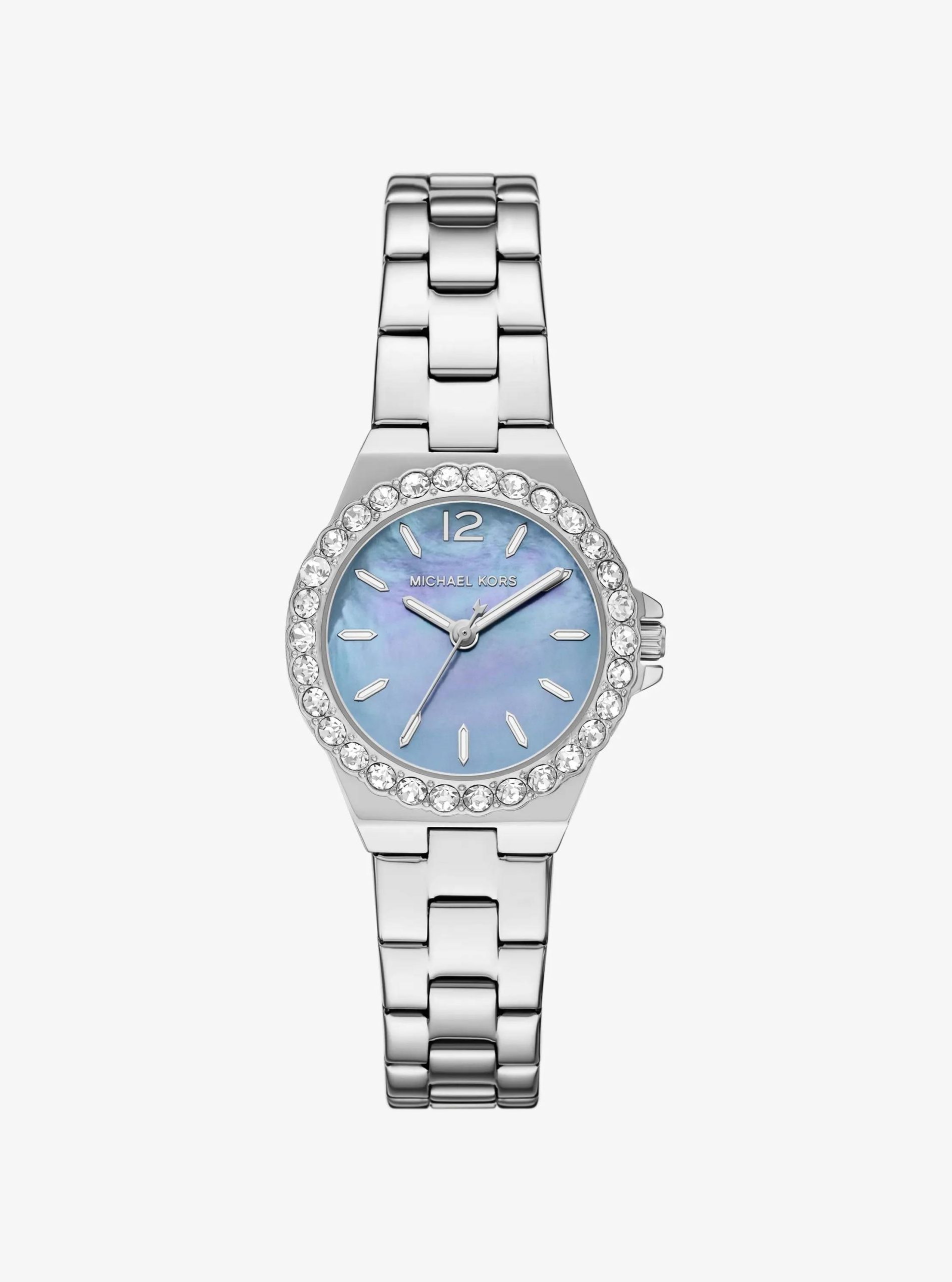 Michael Kors Lennox Mini Pavé Silver-Tone Watch - Preorder