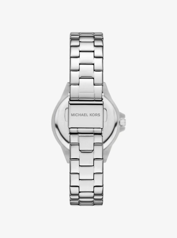 Michael Kors Lennox Mini Pavé Silver-Tone Watch - Preorder