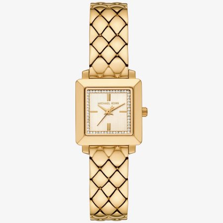 Michael Kors Petite Gwynn Pavé Gold-Tone Watch - Preorder — Gold