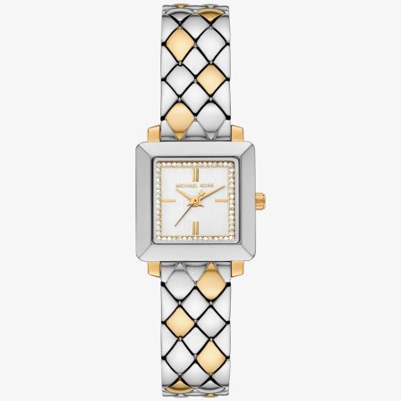 Michael Kors Petite Gwynn Pavé Two-Tone Watch - Preorder — Two Tone
