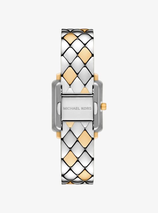 Michael Kors Petite Gwynn Pavé Two-Tone Watch - Preorder