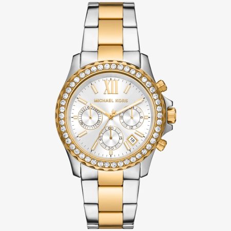 Michael Kors Oversized Everest Pavé Two-Tone Watch - Preorder — Two Tone