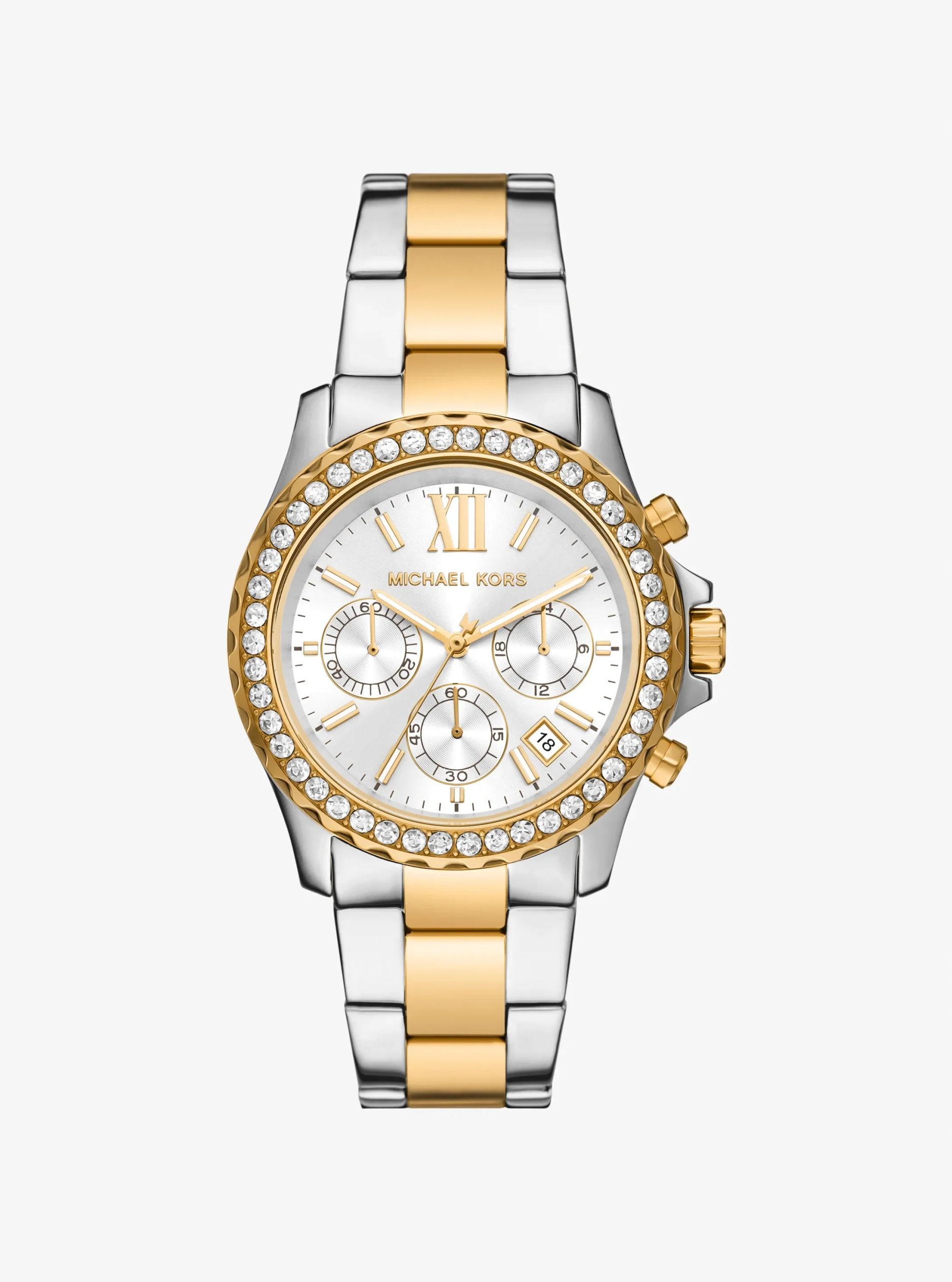 Michael Kors Oversized Everest Pavé Two-Tone Watch - Preorder