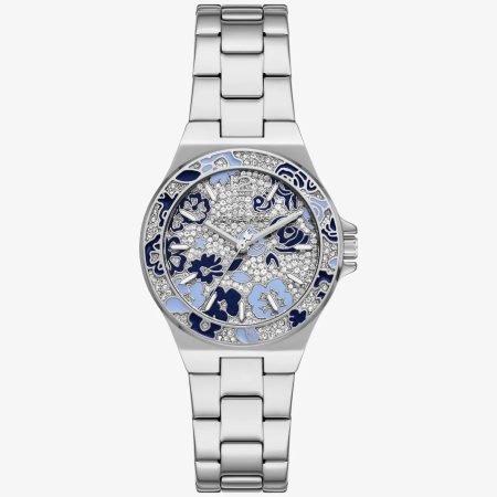 Michael Kors Mini Lennox Pavé Silver-Tone Watch - Preorder — Silver