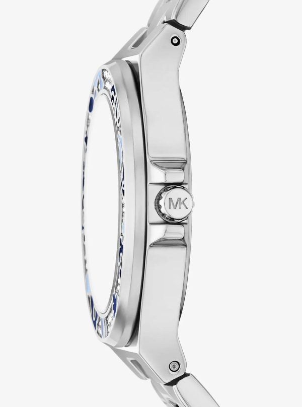 Michael Kors Mini Lennox Pavé Silver-Tone Watch - Preorder