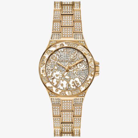 Michael Kors Limited-Edition Mini Lennox Pavé Gold-Tone Watch - Preorder — Gold