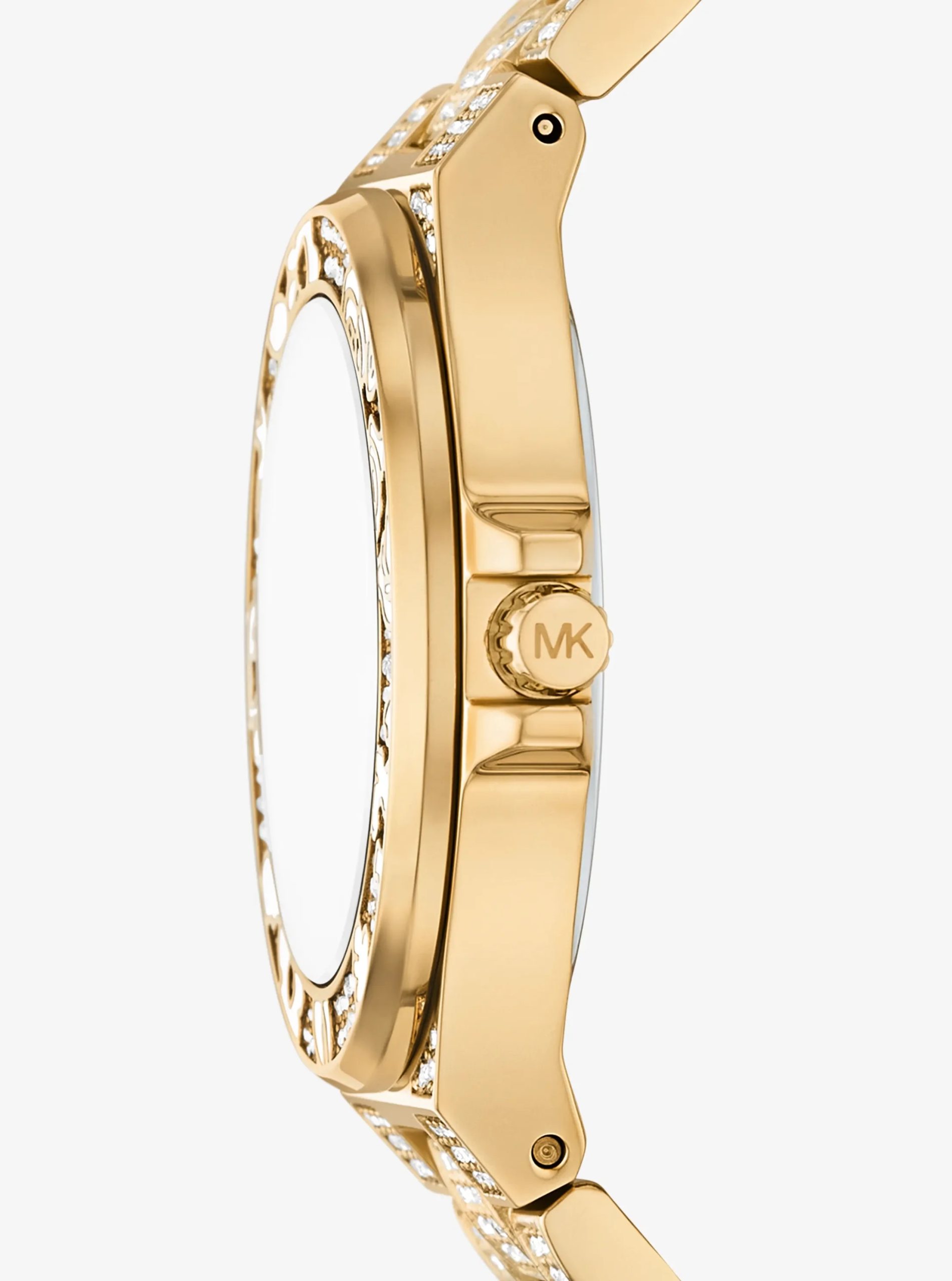 Michael Kors Limited-Edition Mini Lennox Pavé Gold-Tone Watch - Preorder