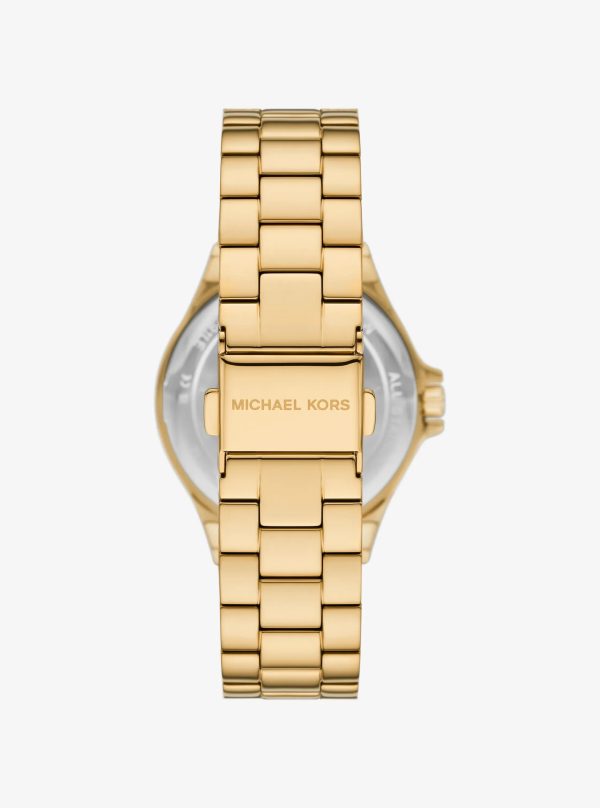 Michael Kors Limited-Edition Mini Lennox Pavé Gold-Tone Watch - Preorder