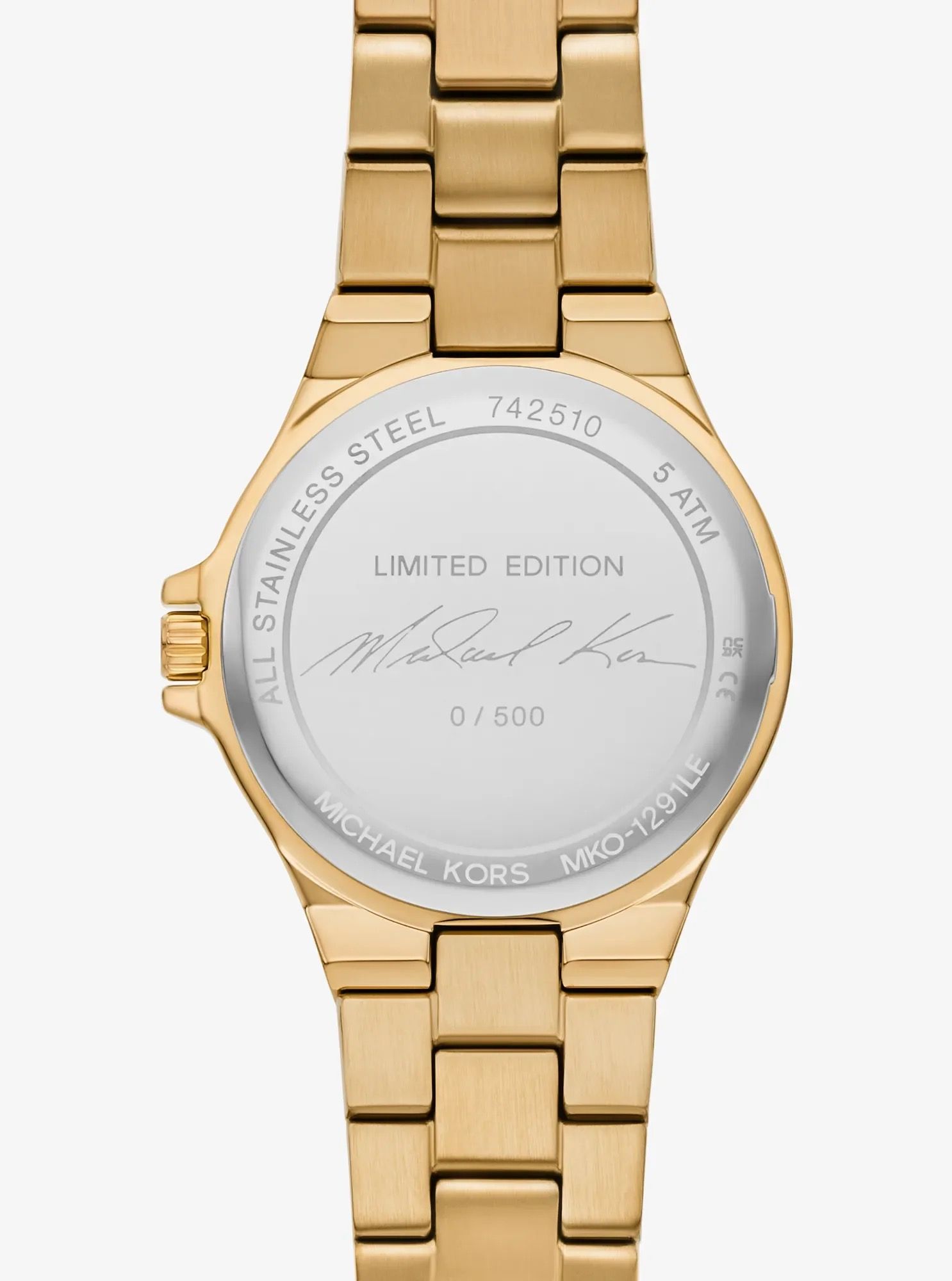 Michael Kors Limited-Edition Mini Lennox Pavé Gold-Tone Watch - Preorder