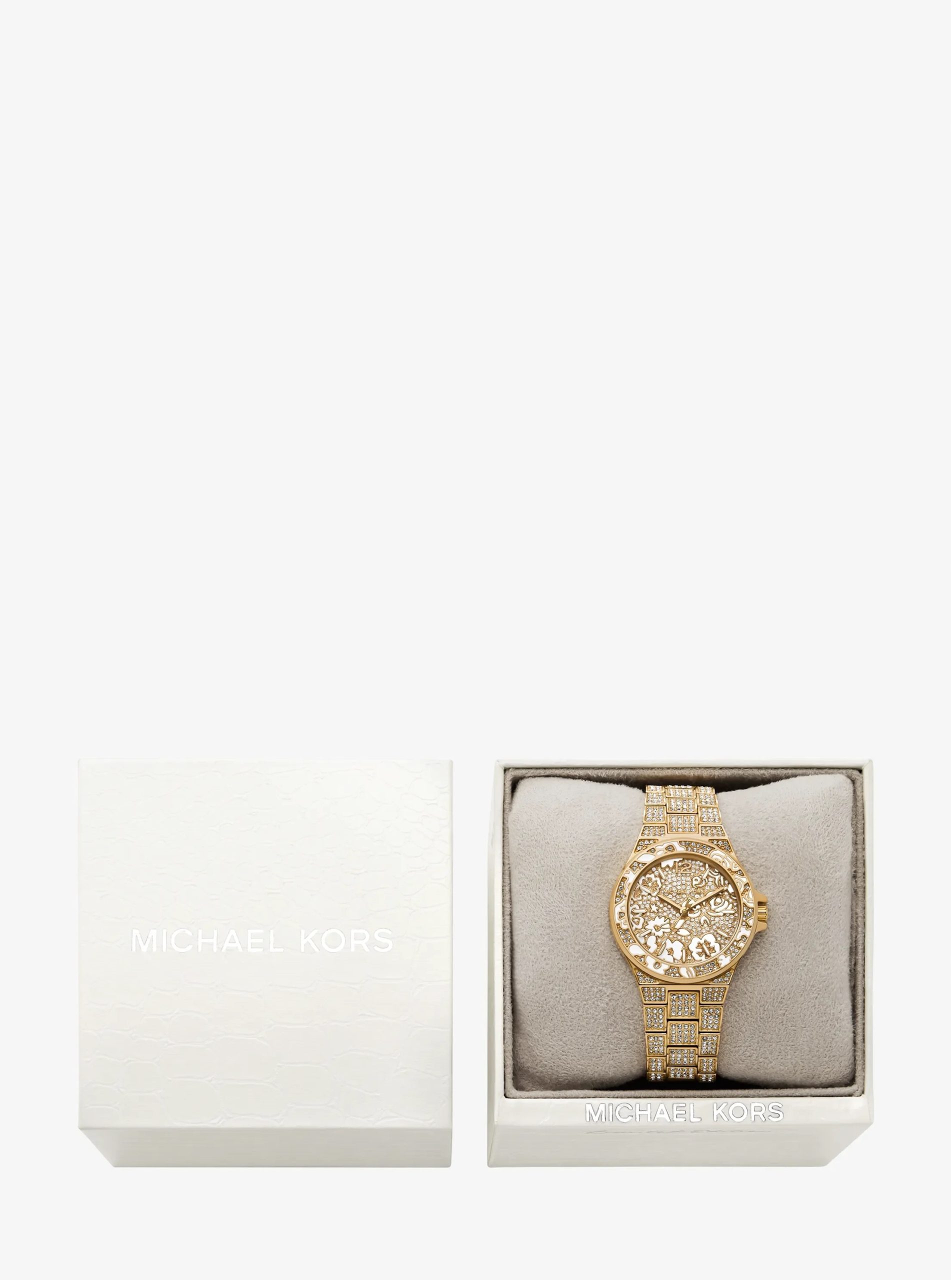 Michael Kors Limited-Edition Mini Lennox Pavé Gold-Tone Watch - Preorder