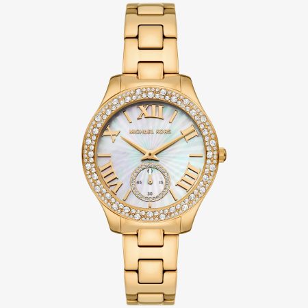 Michael Kors Liliane Pavé Gold-Tone Watch - Preorder — Gold
