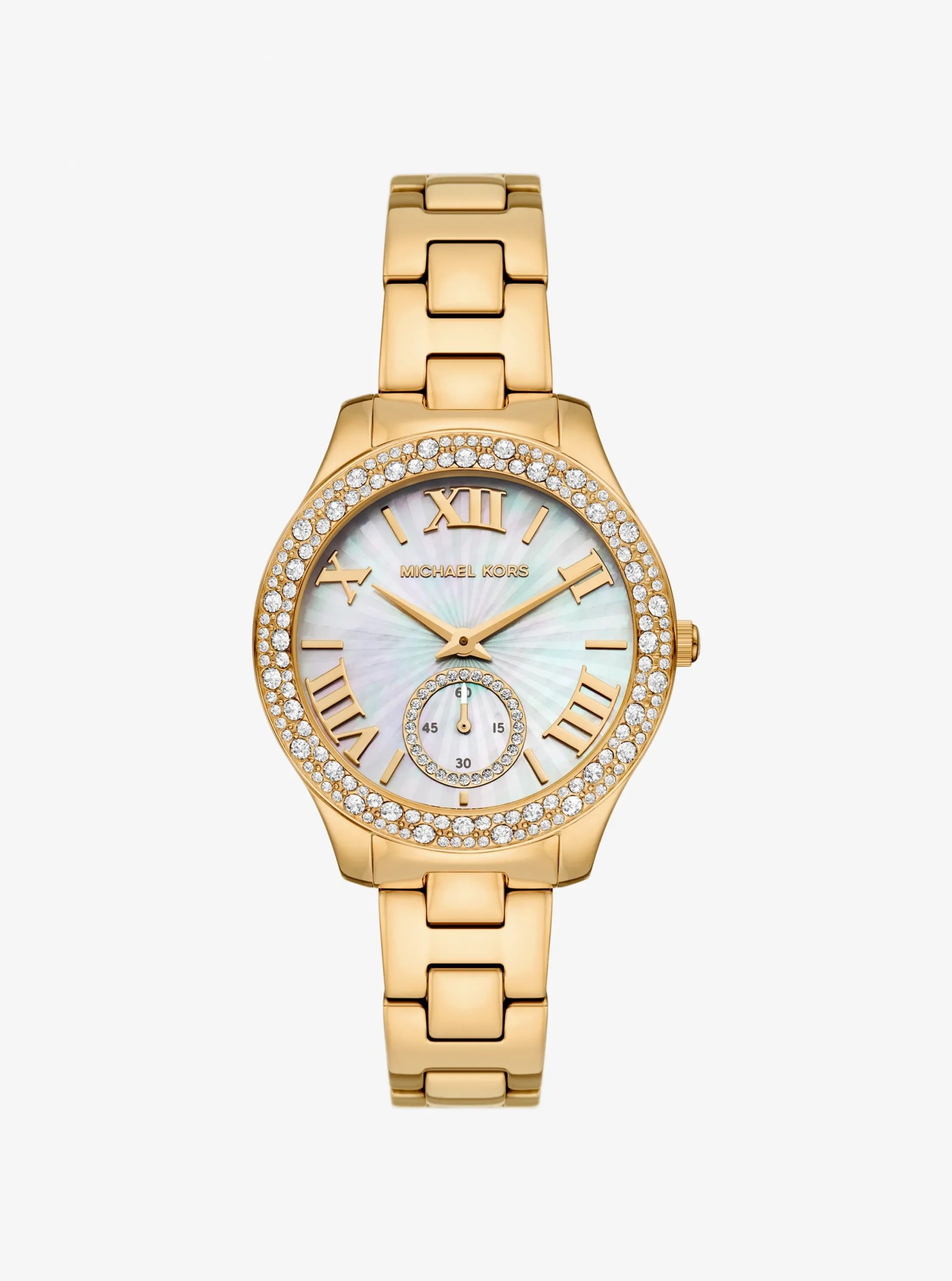 Michael Kors Liliane Pavé Gold-Tone Watch - Preorder