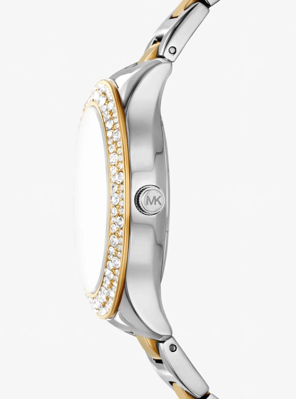 Michael Kors Liliane Pavé Two-Tone Watch - Preorder
