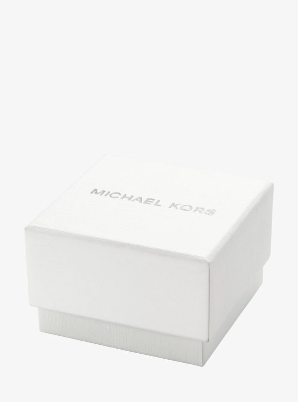 Michael Kors Liliane Pavé Silver-Tone Ring Watch - Preorder