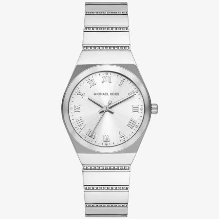 Michael Kors Mini Lennox Pavé Silver-Tone Watch - Preorder — Silver