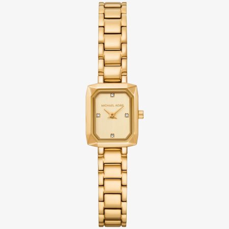 Michael Kors Micro Alane Pavé Gold-Tone Watch - Preorder — Gold