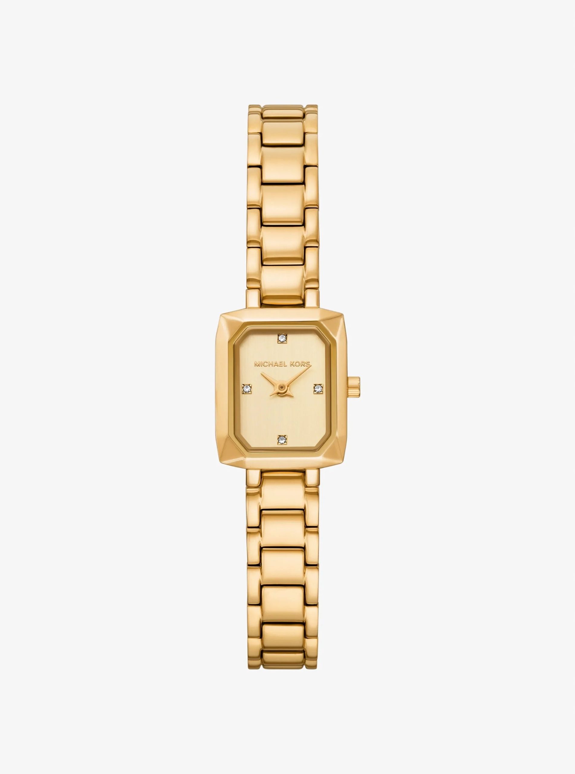 Michael Kors Micro Alane Pavé Gold-Tone Watch - Preorder