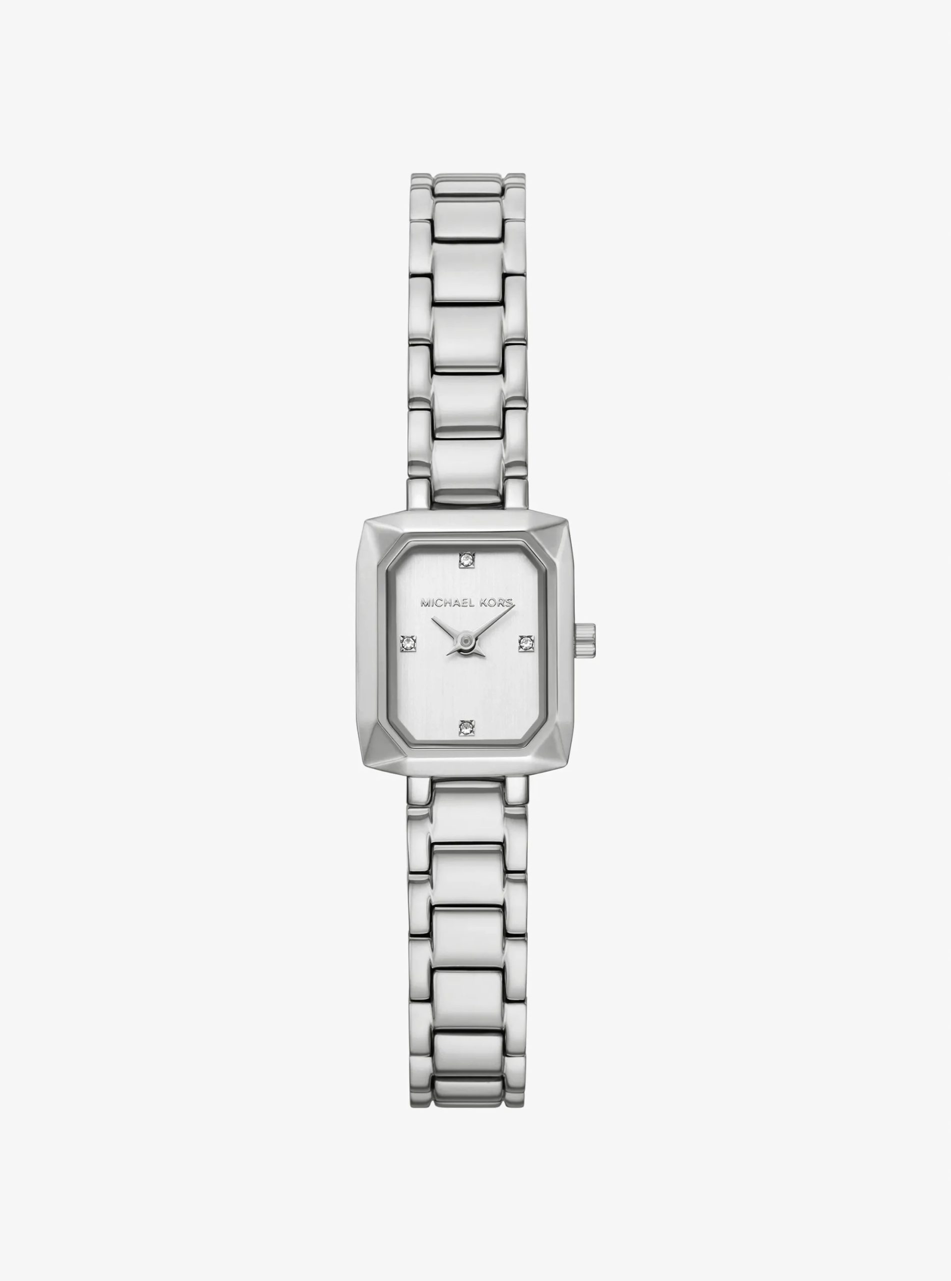 Michael Kors Micro Alane Silver-Tone Pavé Watch - Preorder