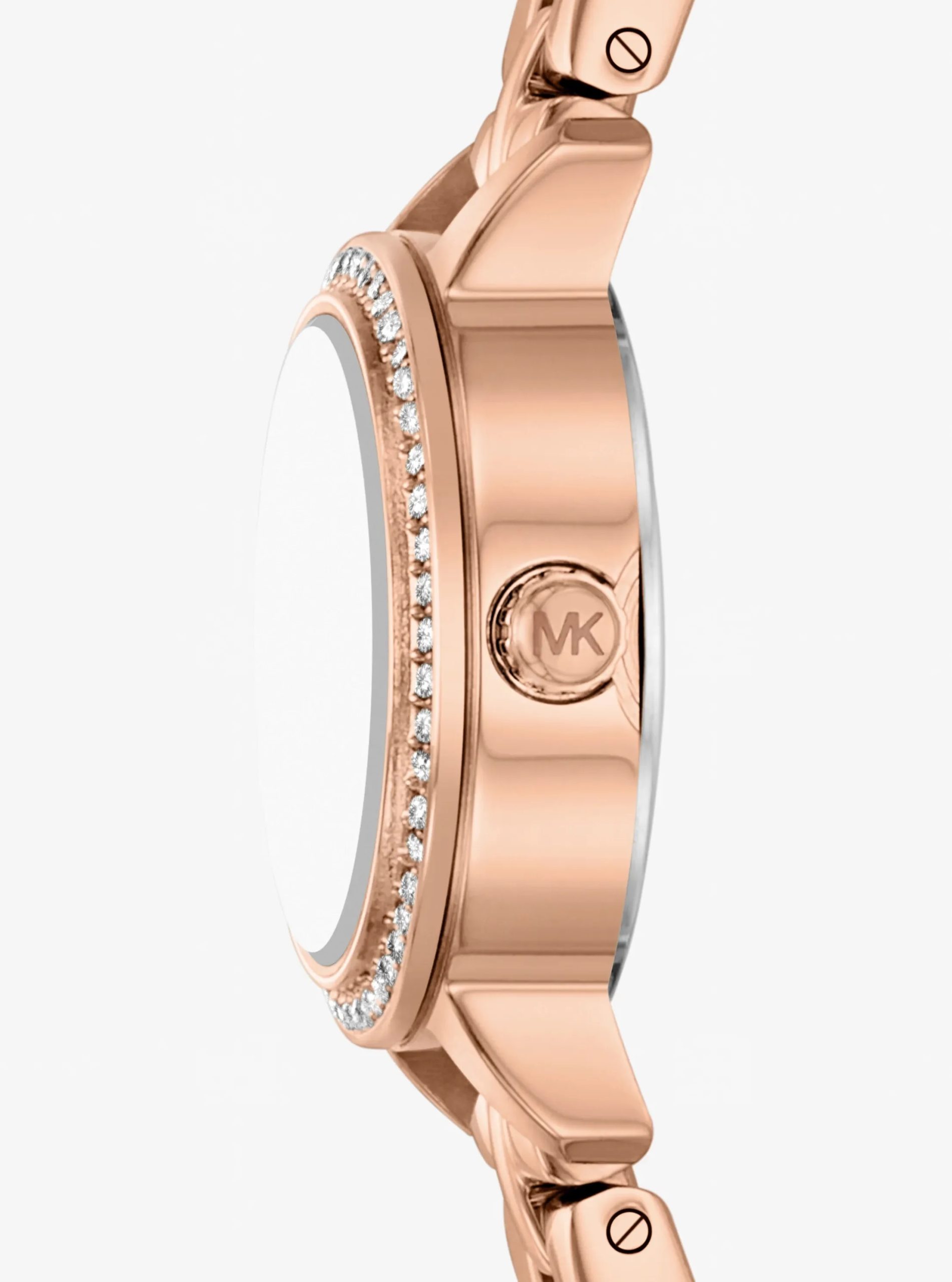 Michael Kors Micro Melissa Pavé Rose Gold-Tone Watch - Preorder