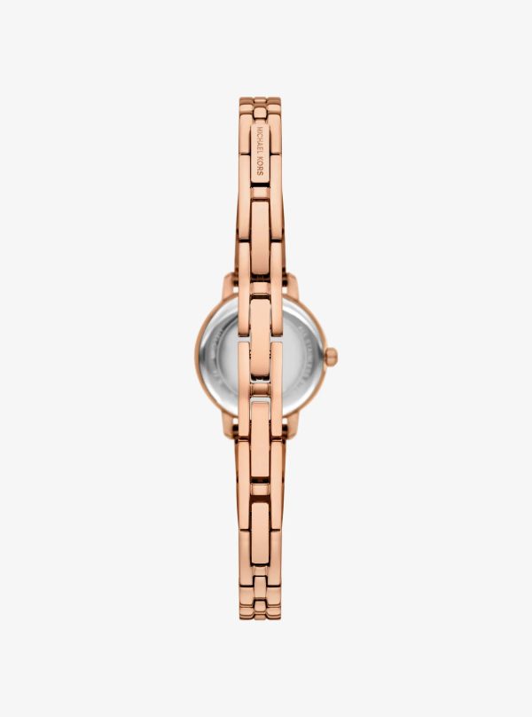Michael Kors Micro Melissa Pavé Rose Gold-Tone Watch - Preorder