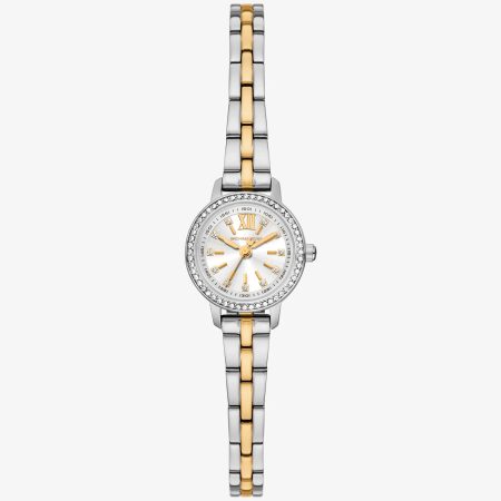 Michael Kors Micro Melissa Pavé Two-Tone Watch - Preorder — Two Tone