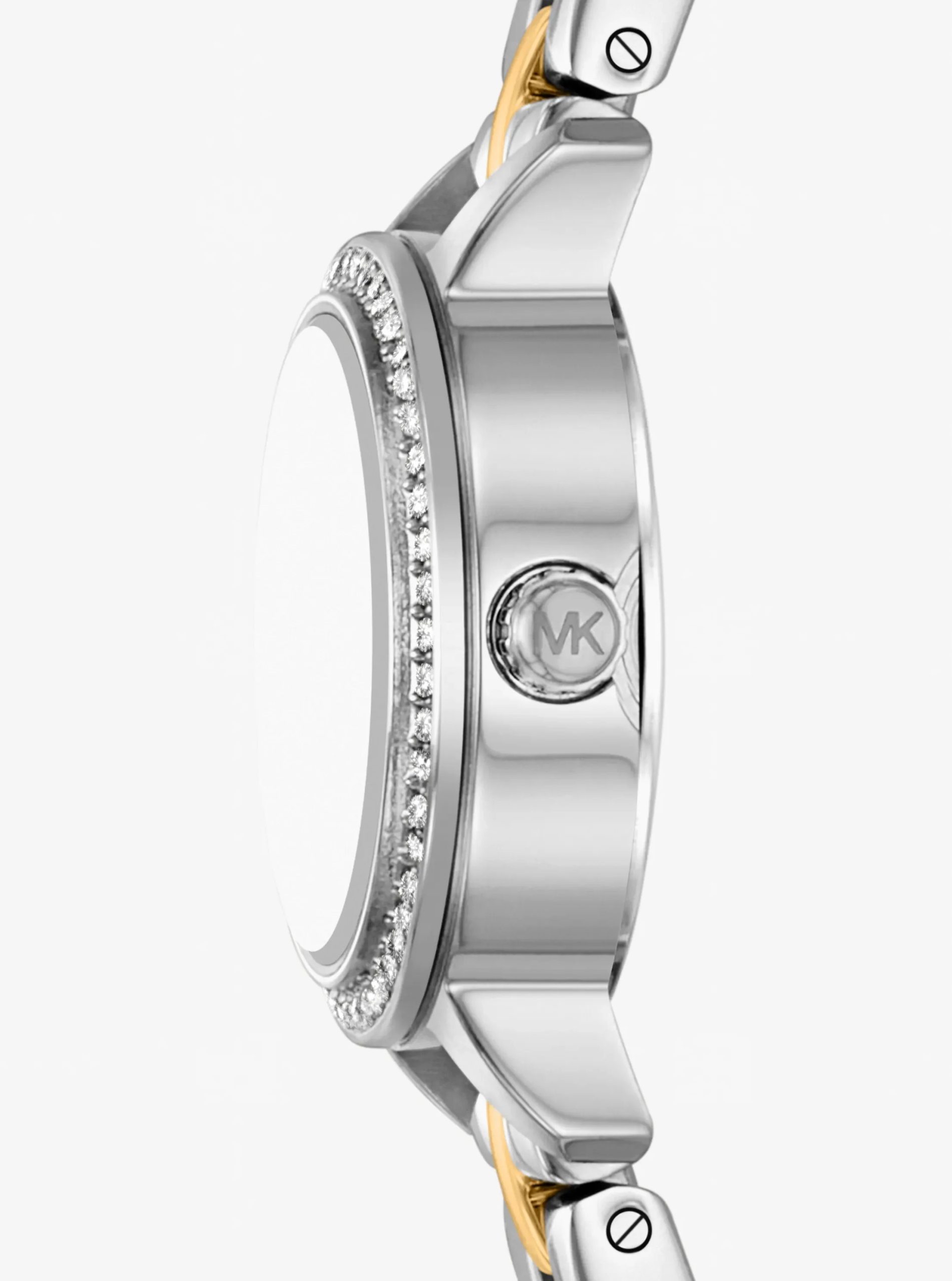 Michael Kors Micro Melissa Pavé Two-Tone Watch - Preorder