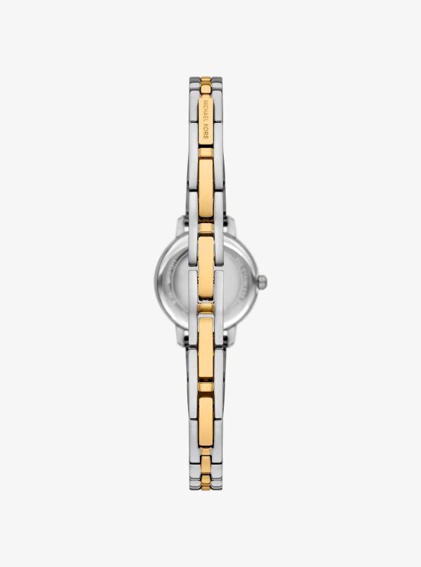 Michael Kors Micro Melissa Pavé Two-Tone Watch - Preorder