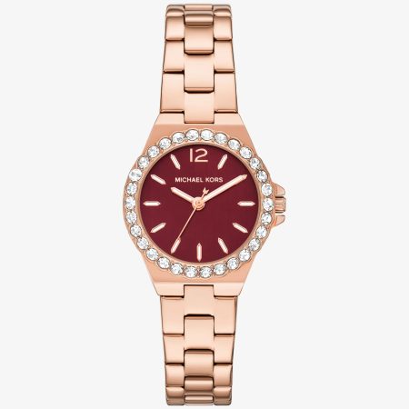Michael Kors Mini Lennox Pavé Rose Gold-Tone Watch - Preorder — Rose Gold