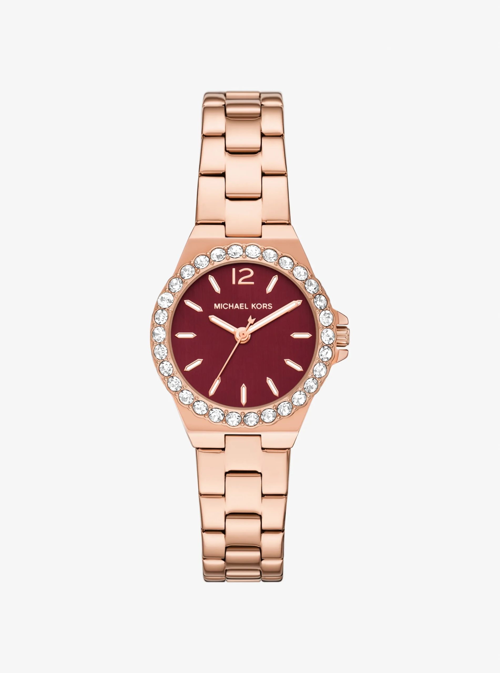 Michael Kors Mini Lennox Pavé Rose Gold-Tone Watch - Preorder