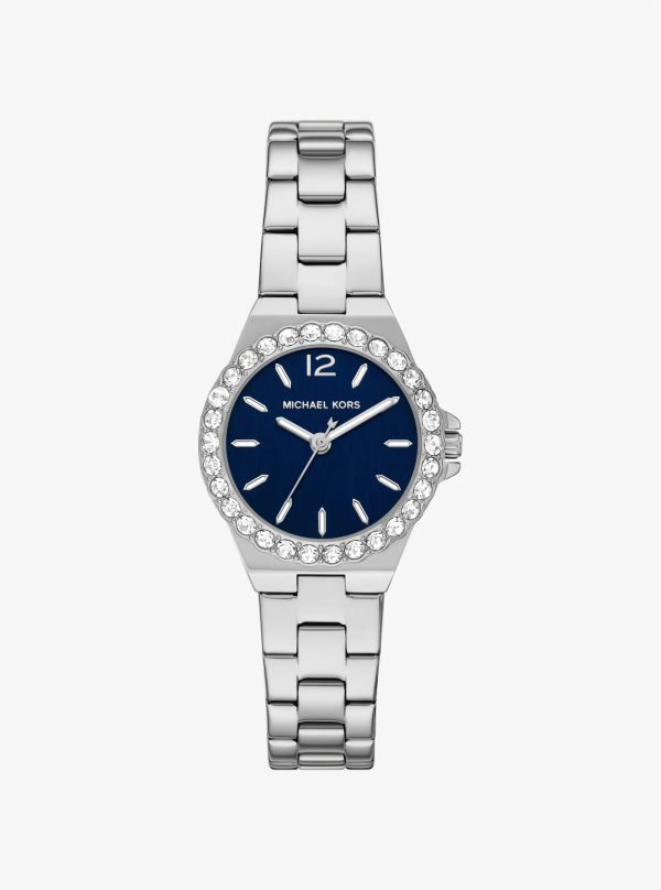 Michael Kors Mini Lennox Pavé Silver-Tone Watch - Preorder