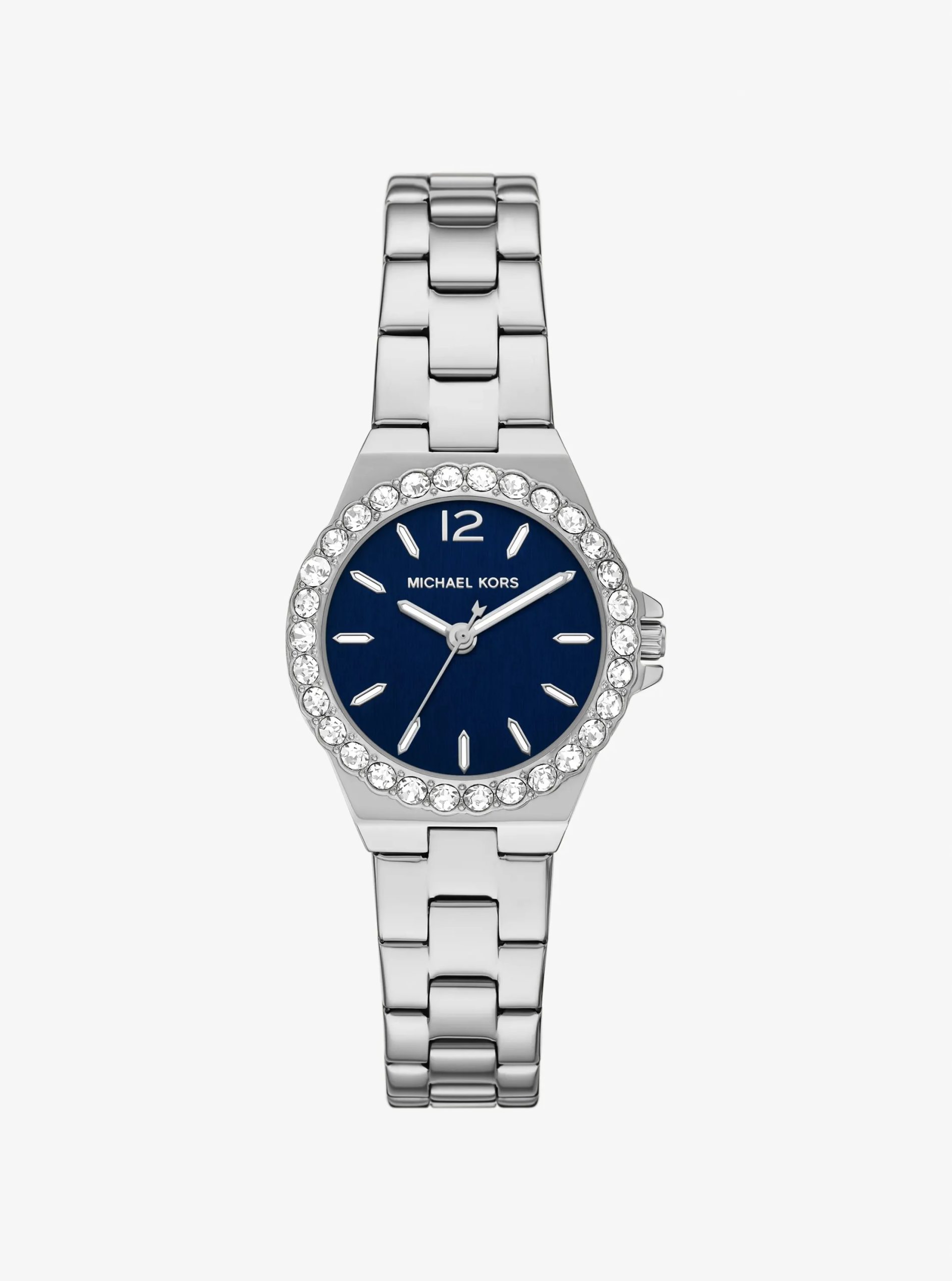 Michael Kors Mini Lennox Pavé Silver-Tone Watch - Preorder