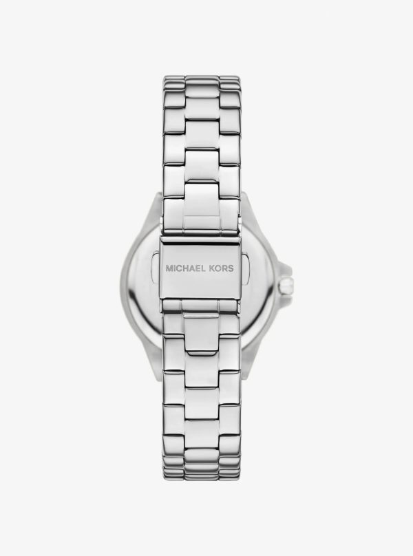 Michael Kors Mini Lennox Pavé Silver-Tone Watch - Preorder