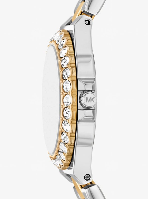 Michael Kors Mini Lennox Pavé Two-Tone Watch - Preorder