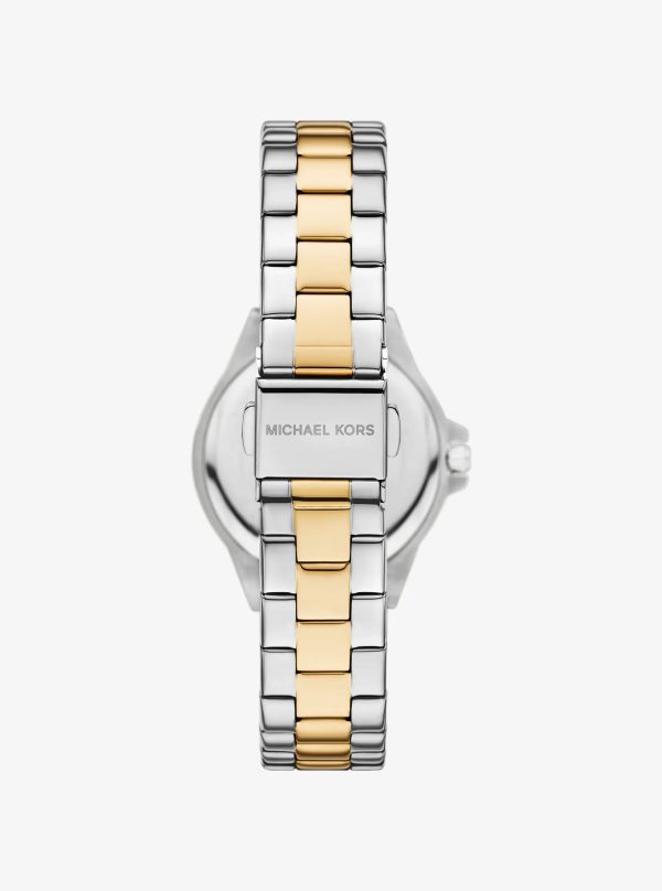 Michael Kors Mini Lennox Pavé Two-Tone Watch - Preorder