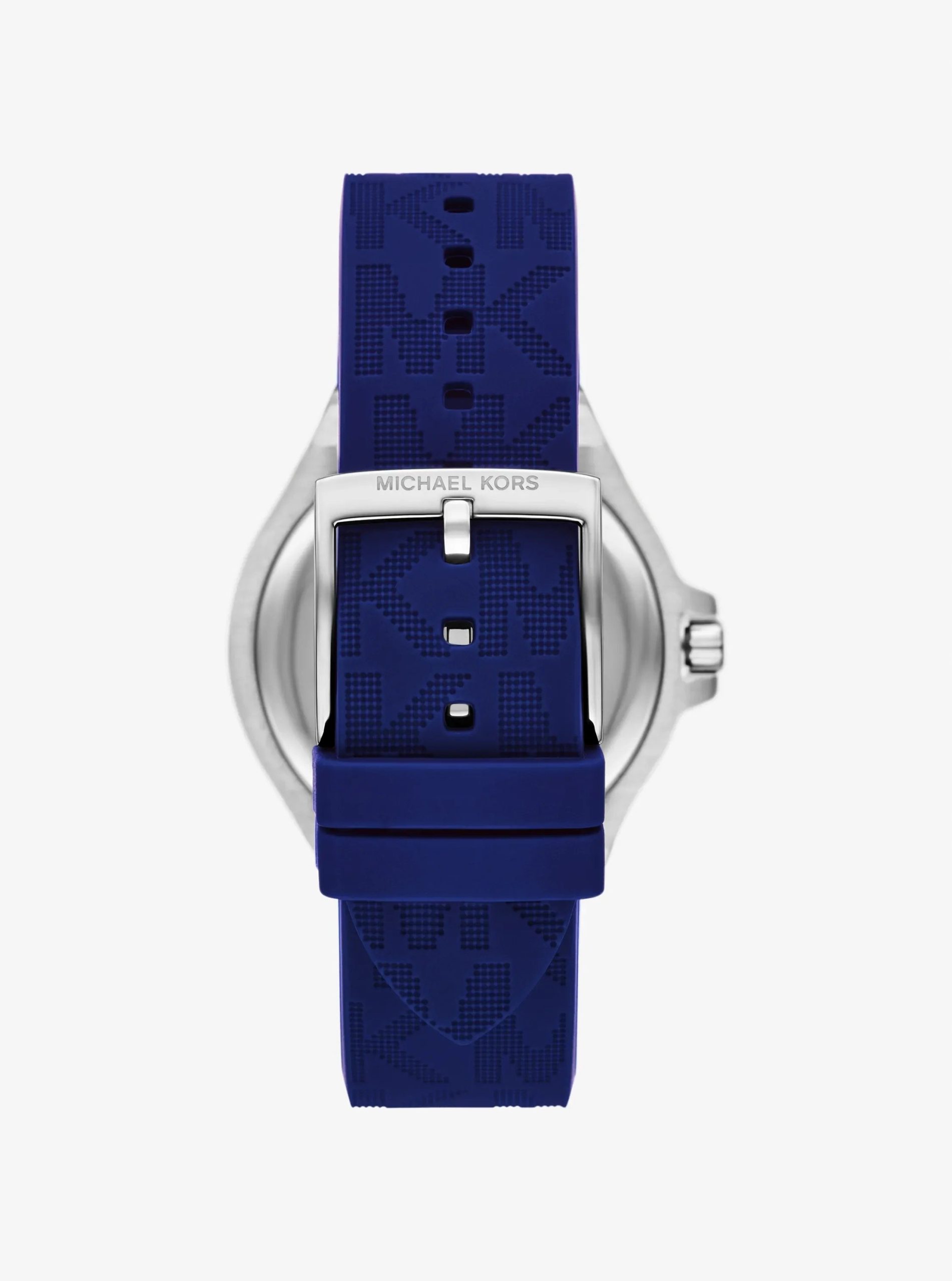 Michael Kors Lennox Pavé Silver-Tone and Logo Silicone Strap Watch - Preorder