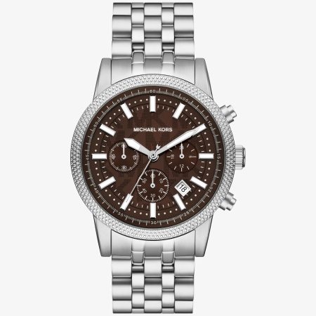 Michael Kors Oversized Hutton Silver-Tone Watch - Preorder — Silver