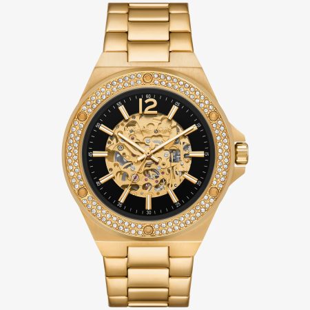 Michael Kors Oversized Lennox Pavé Gold-Tone Watch - Preorder — Gold