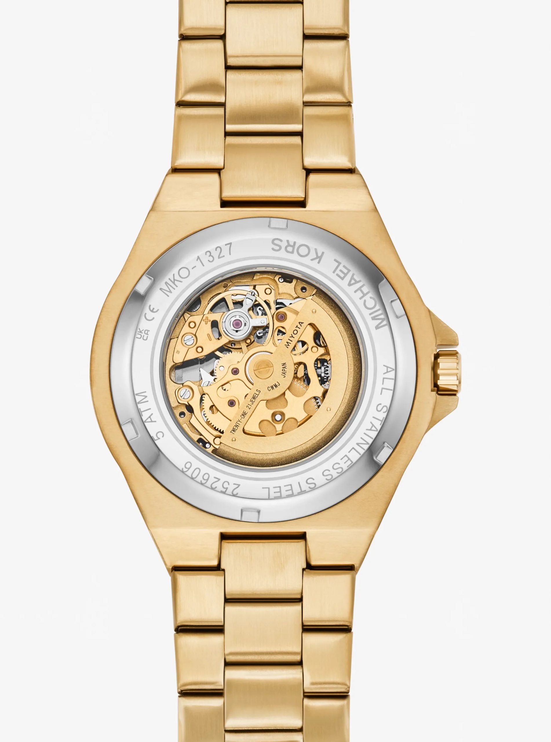 Michael Kors Oversized Lennox Pavé Gold-Tone Watch - Preorder
