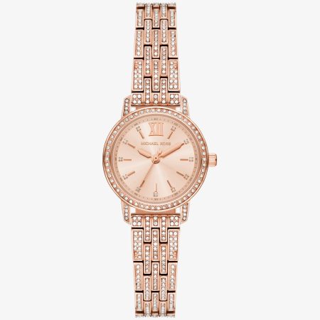 Michael Kors Petite Melissa Pavé Rose Gold-Tone Watch - Preorder — Rose Gold