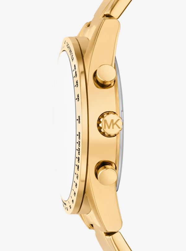 Michael Kors Oversized Warren Gold-Tone Watch - Preorder